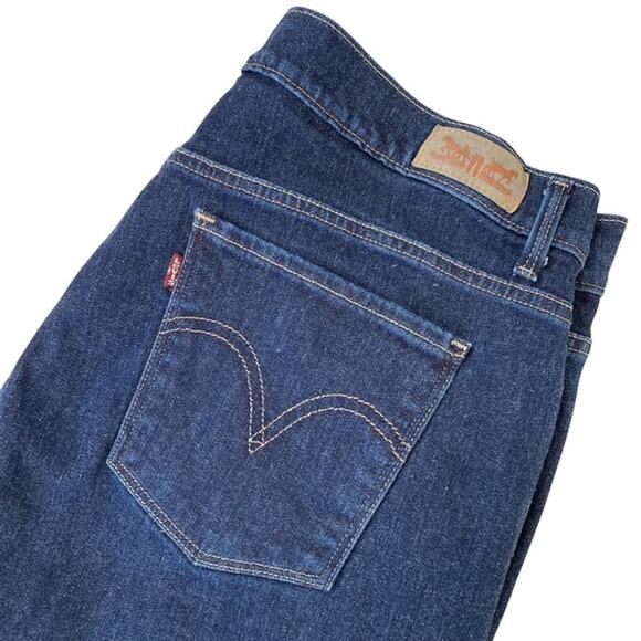 Levi's 515 Bootcut Blue Jeans - Size 12 - Picture 2 of 7